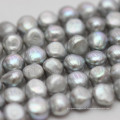 10-11mm Barroco gris Nugget Biwa perlas de agua dulce Strands (E190018)